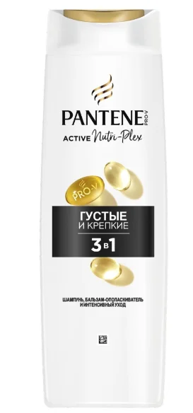 Шампунь Pantene Густые и Крепкие 3в1 360мл купить,NaN