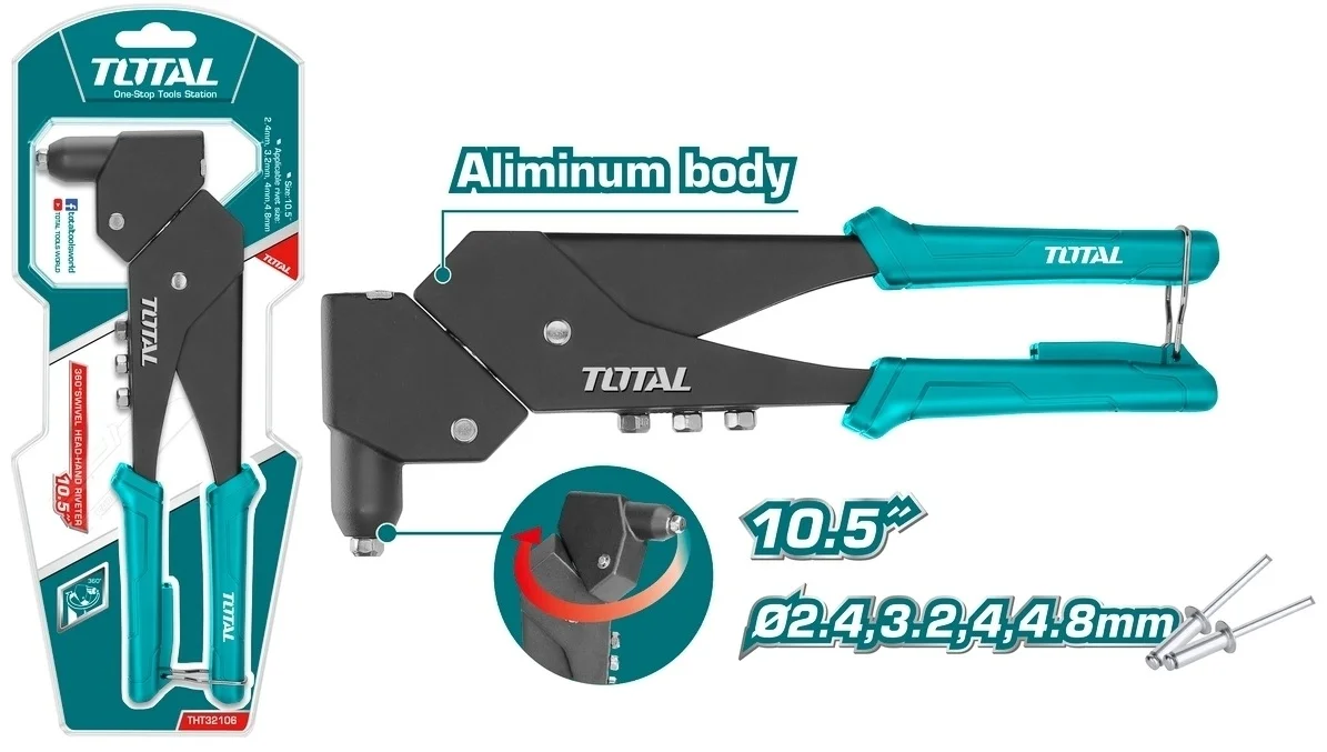 Ручной заклепочник Total THT32106