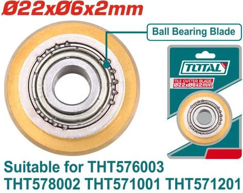 Ролик для плиткорезов Total THT576003B 1шт