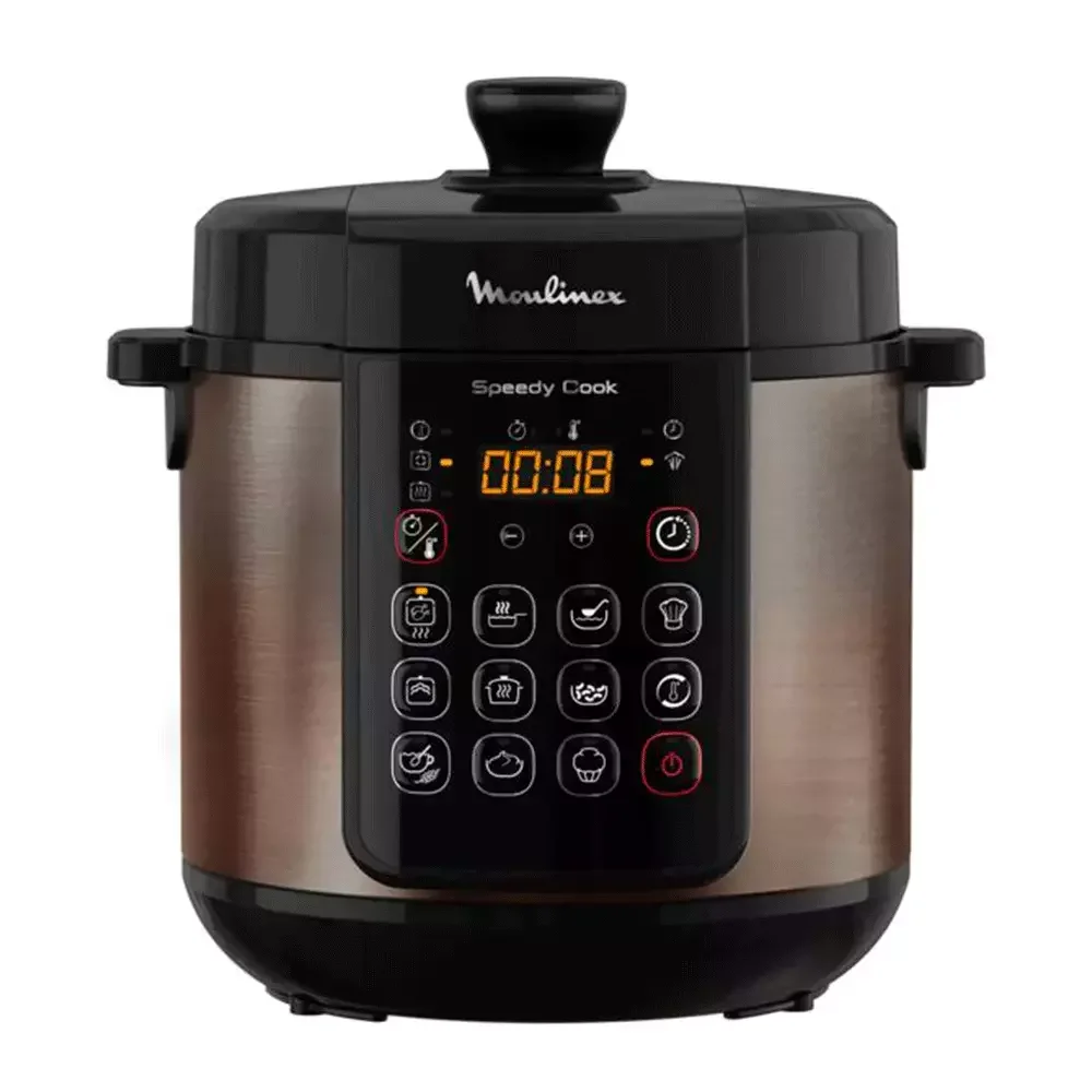 Мультиварка-скороварка Moulinex CE22A932 Black Brown