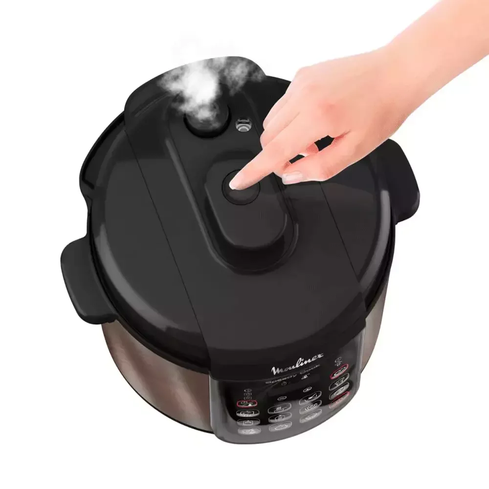 Мультиварка-скороварка Moulinex CE22A932 Black Brown купить,0