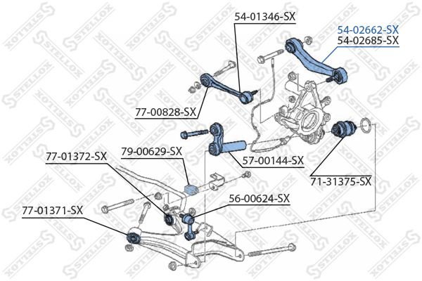 STELLOX Рычаг Подвески 5402662SX купить,14640