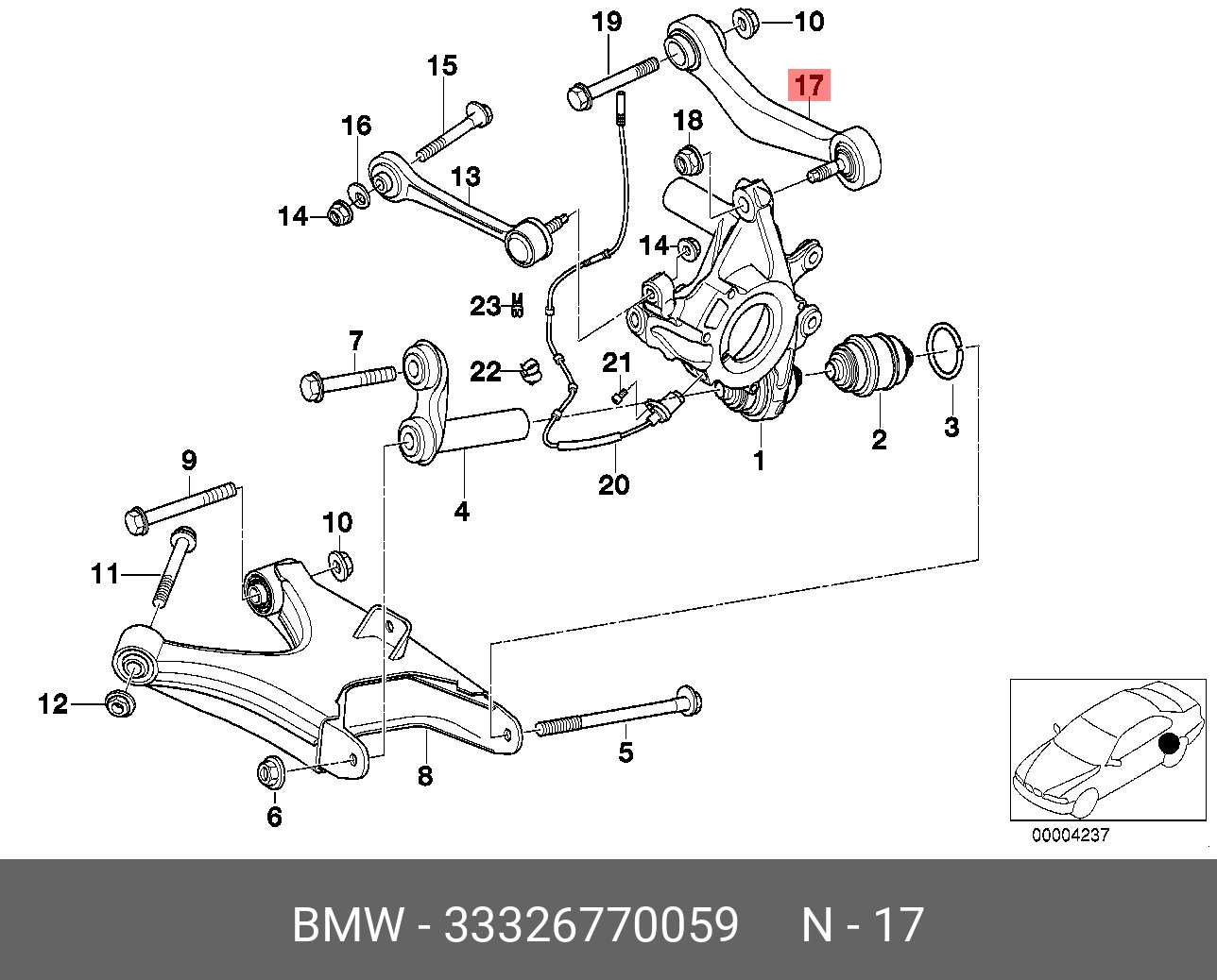 PATRON рычаг подвески PS5031L купить,12600