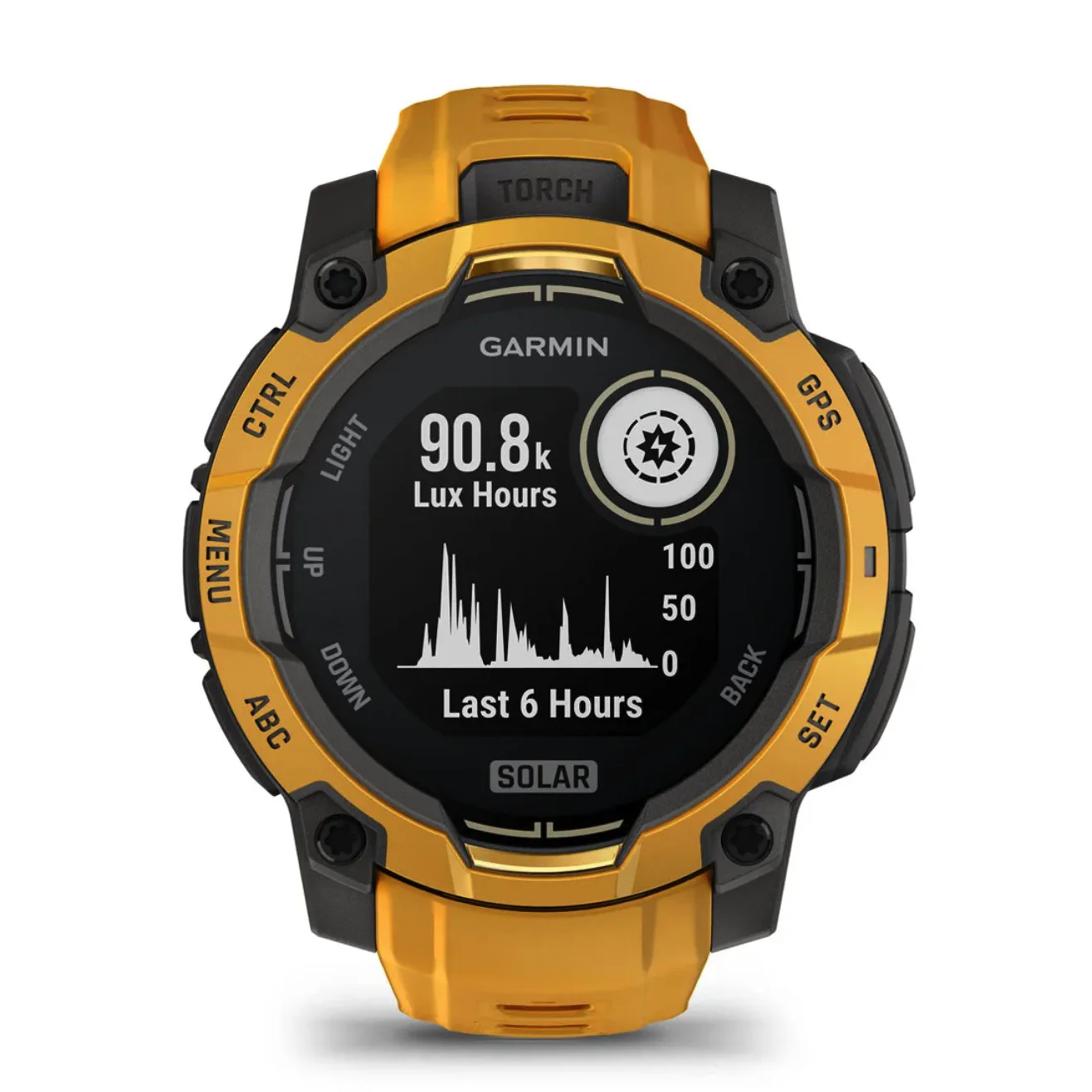 Смарт-часы Garmin Instinct 3 Solar 50 мм Sunburst/Gray