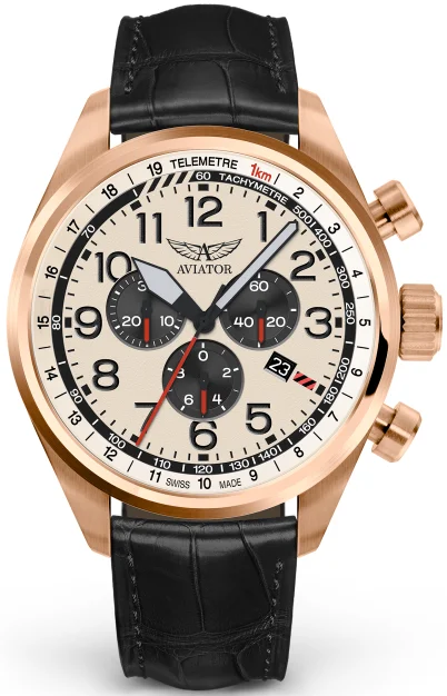 Наручные часы AVIATOR AIRACOBRA P45 CHRONO V.2.25.2.173.4 Begie