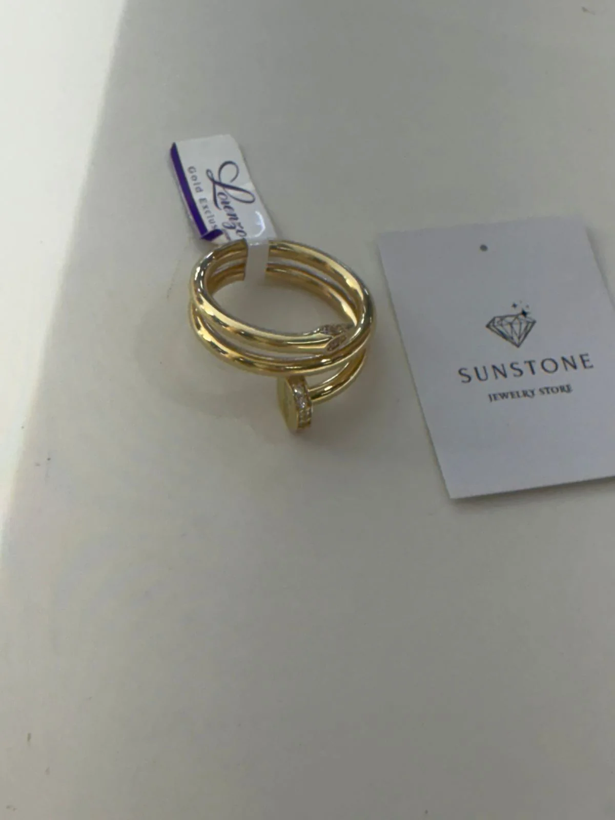 Кольцо Sunstone S184 18р 2.5гр купить,220000