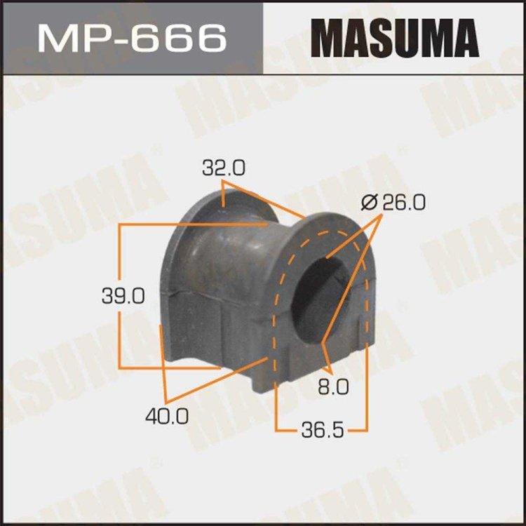 MASUMA втулка стабилизатора MP666 купить,1389