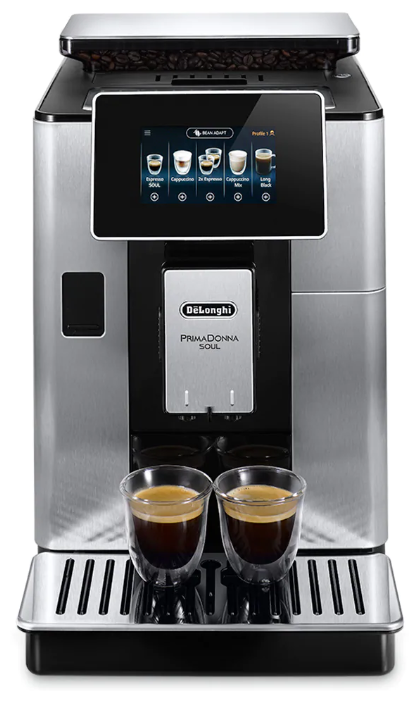 Кофемашина Delonghi ECAM610.74.MB серебристая