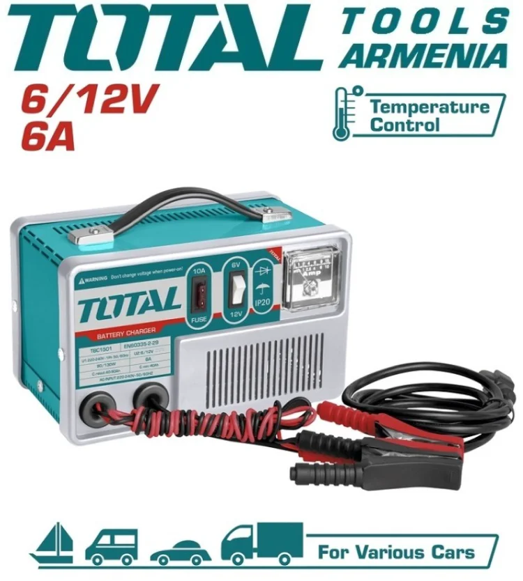 Пуско-зарядное устройство Total TBC1501 купить,NaN