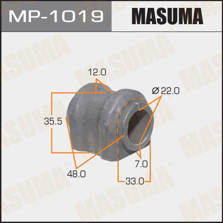MASUMA втулка стабилизатора MP1019 купить,1609