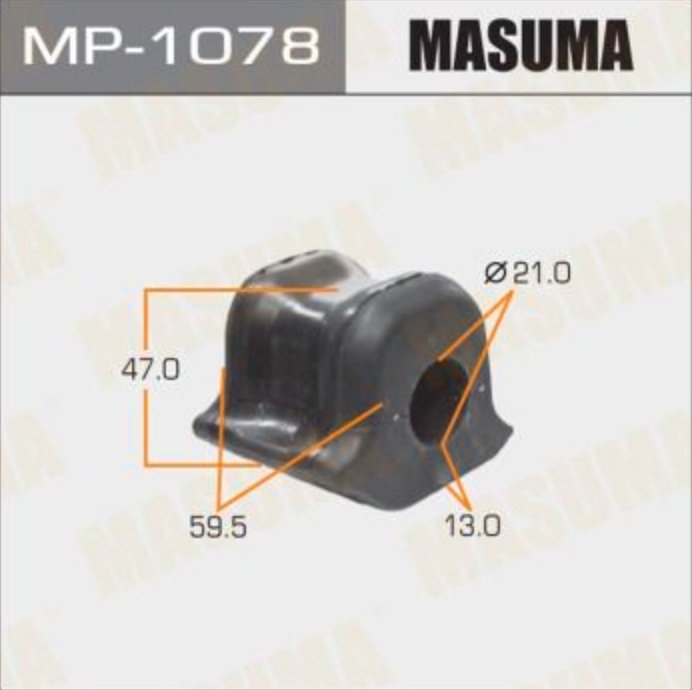 MASUMA втулка стабилизатора MP-1078 купить,2356