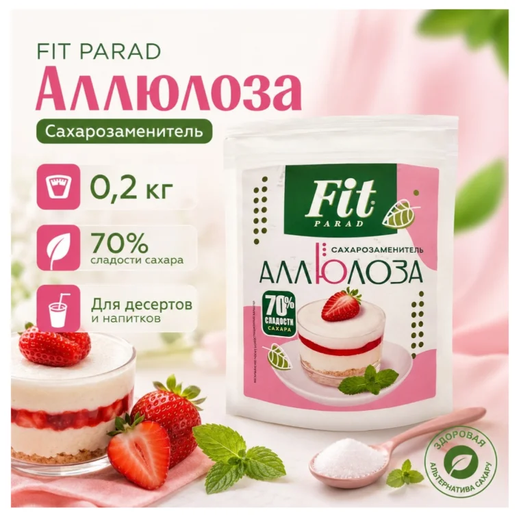 Сахарозаменитель Fit Parad аллюлоза 200гр купить,NaN