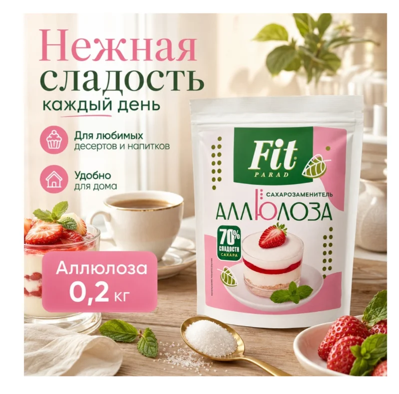 Сахарозаменитель Fit Parad аллюлоза 200гр купить,NaN