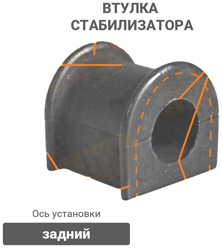 MASUMA втулка стабилизатора MP364