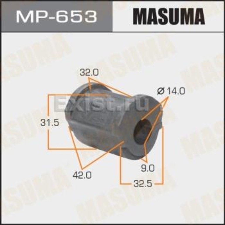 MASUMA втулка стабилизатора MP653