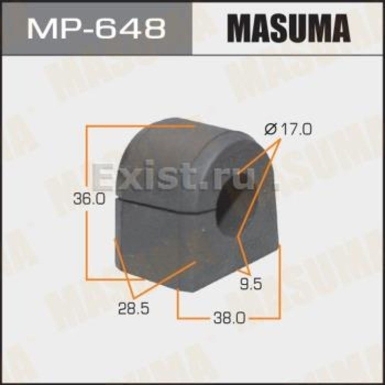 MASUMA втулка стабилизатора MP648