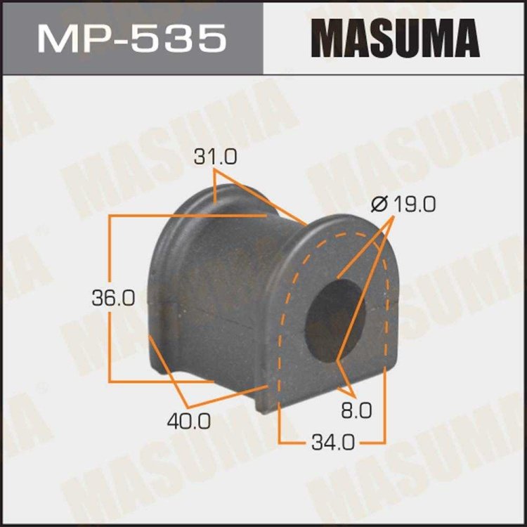 MASUMA втулка стабилизатора MP535