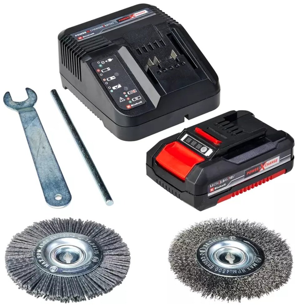 Аккум. Очиститель садовых дорожек Einhell GC-CC 18 Li Kit (1x2,0Ah) (3424051) купить,47900