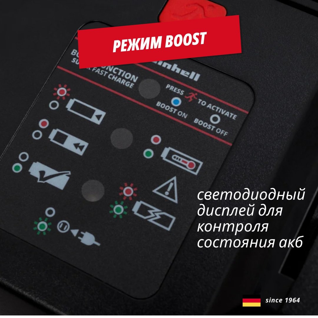 Зарядное устройство Зарядное устройство Einhell Power X-Boostcharger 8A (4512155)