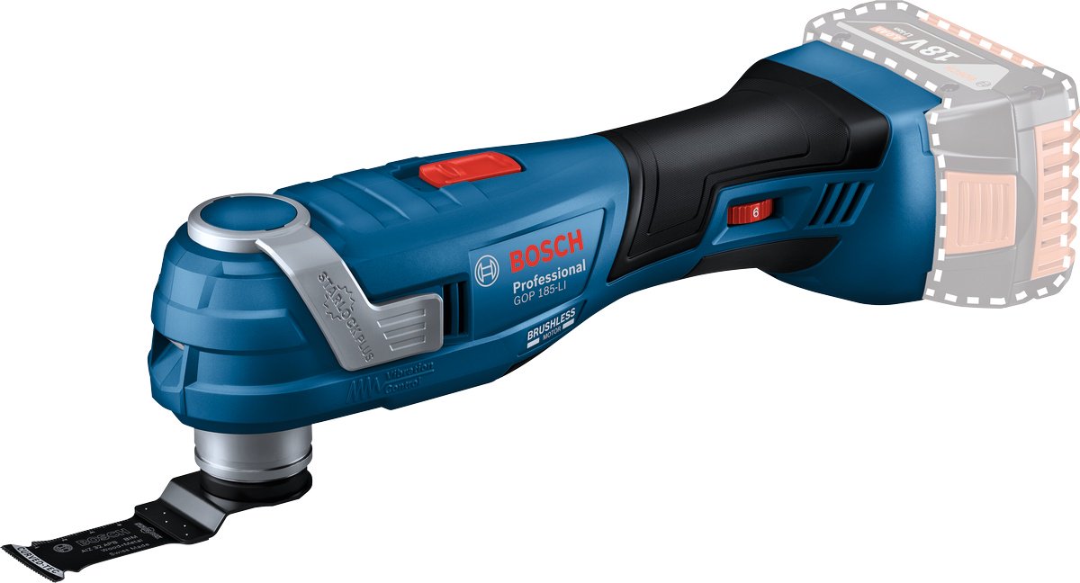 Аккумуляторный универсальный резак Bosch Professional GOP 185-LI, 06018G2020