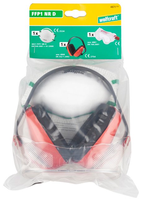 Респиратор Wolfcraft маска FFP1 4871000, 1 шт