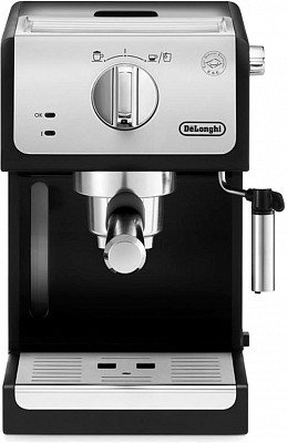 Кофеварка Delonghi ECP33.21 серебристая купить,NaN
