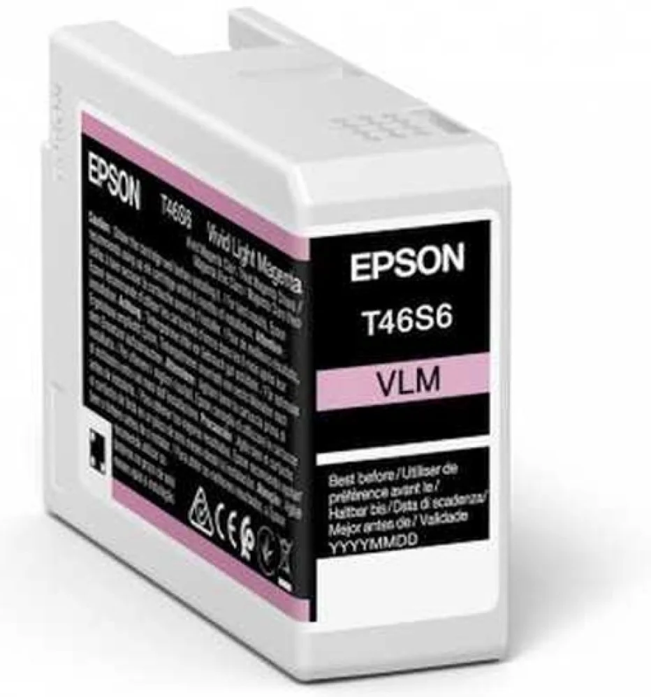 Картридж Epson T46S6 C13T46S60N яркий светло-пурпурный