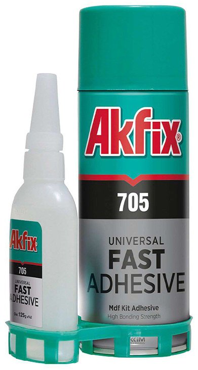 Клей Akfix цианоакрилатный 705 Fast 200 мл купить,1510