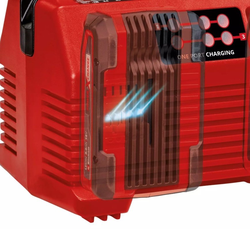 Зарядное устройство Зарядное устройство Einhell 2x2 Power X-Quattrocharger 4A (4512102)