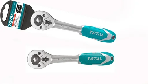 Трещотка реверсивная Total THT106146 1/4 158мм