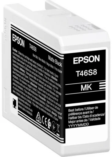Картридж Epson T46S8 C13T46S80N матово-чёрный