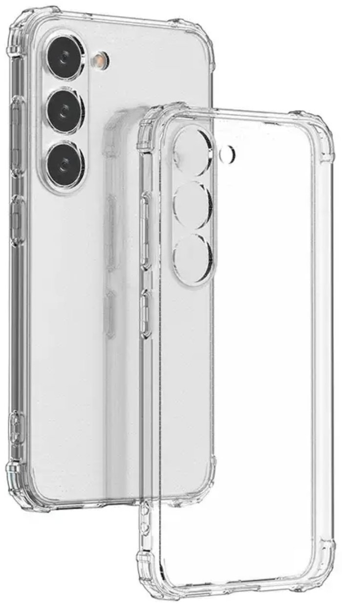 Чехол для Samsung Galaxy S23+ прозрачный купить,672