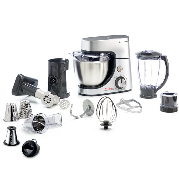 Кухонный комбайн Moulinex QA519D32 серебристый - ForteMarket Кухонный комбайн Moulinex QA519D32 серебристый купить,0