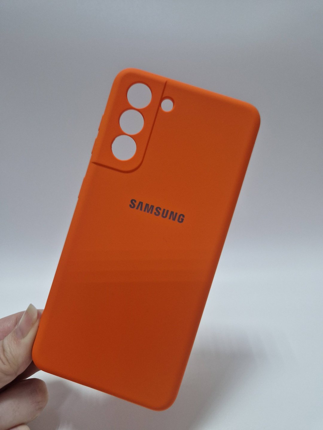 Чехол для Samsung Galaxy S21 оранжевый купить,999