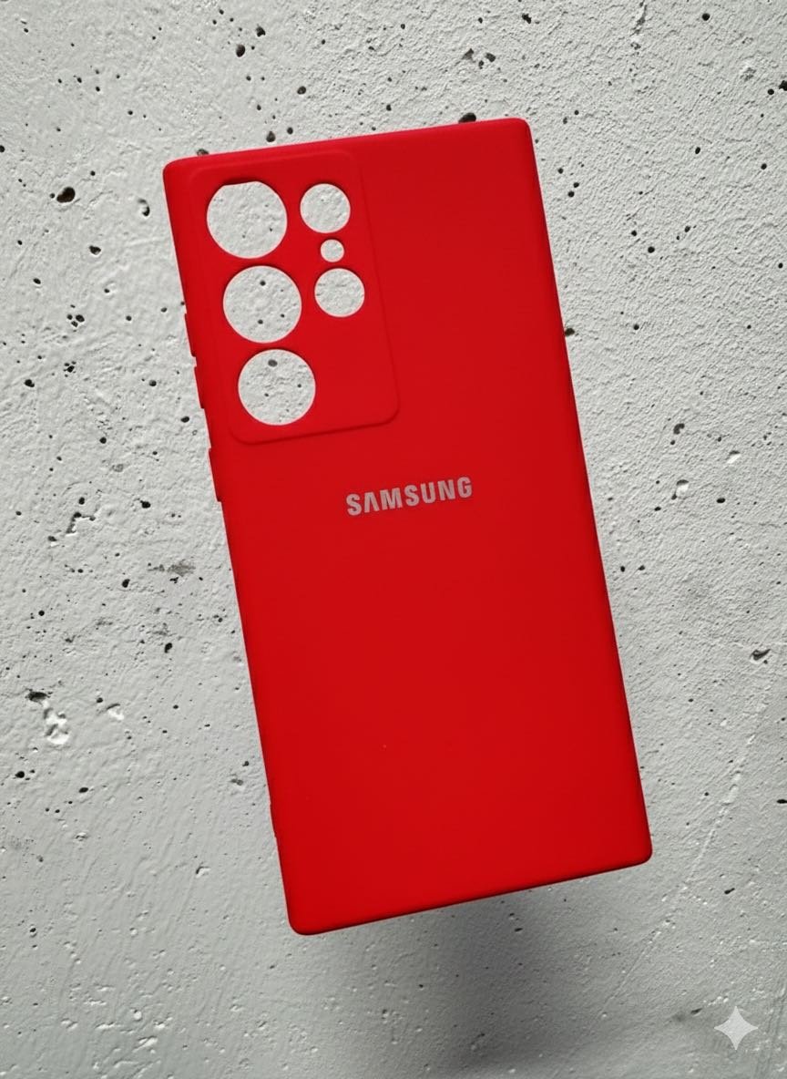 Чехол для Samsung Galaxy S23 Ultra красный купить,984