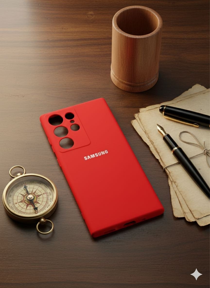 Чехол для Samsung Galaxy S23 Ultra красный купить,984