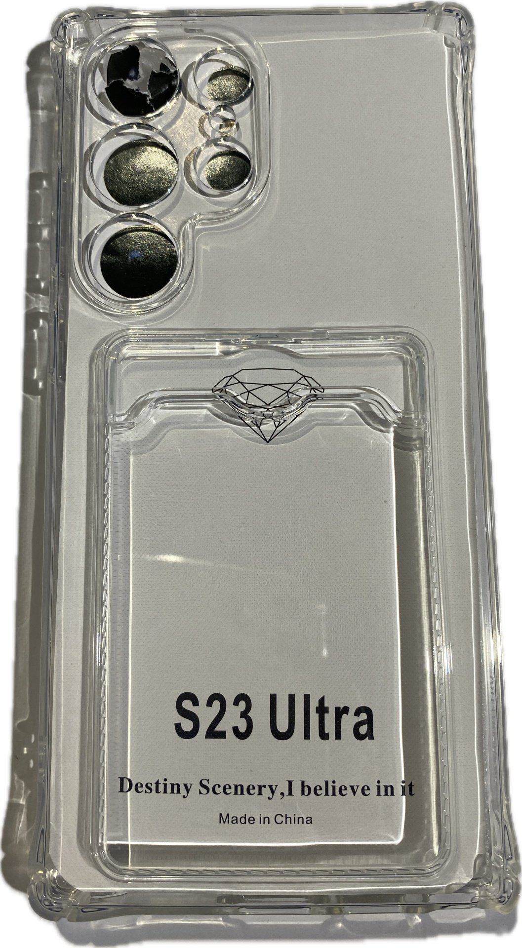 Чехол для Samsung Galaxy S23 Ultra прозрачный купить,768