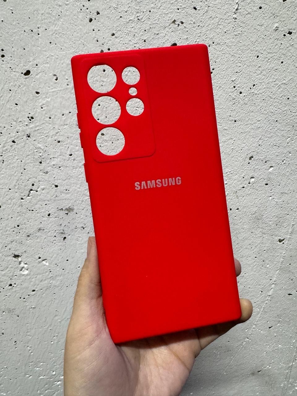 Чехол для Samsung Galaxy S23 Ultra красный купить,974