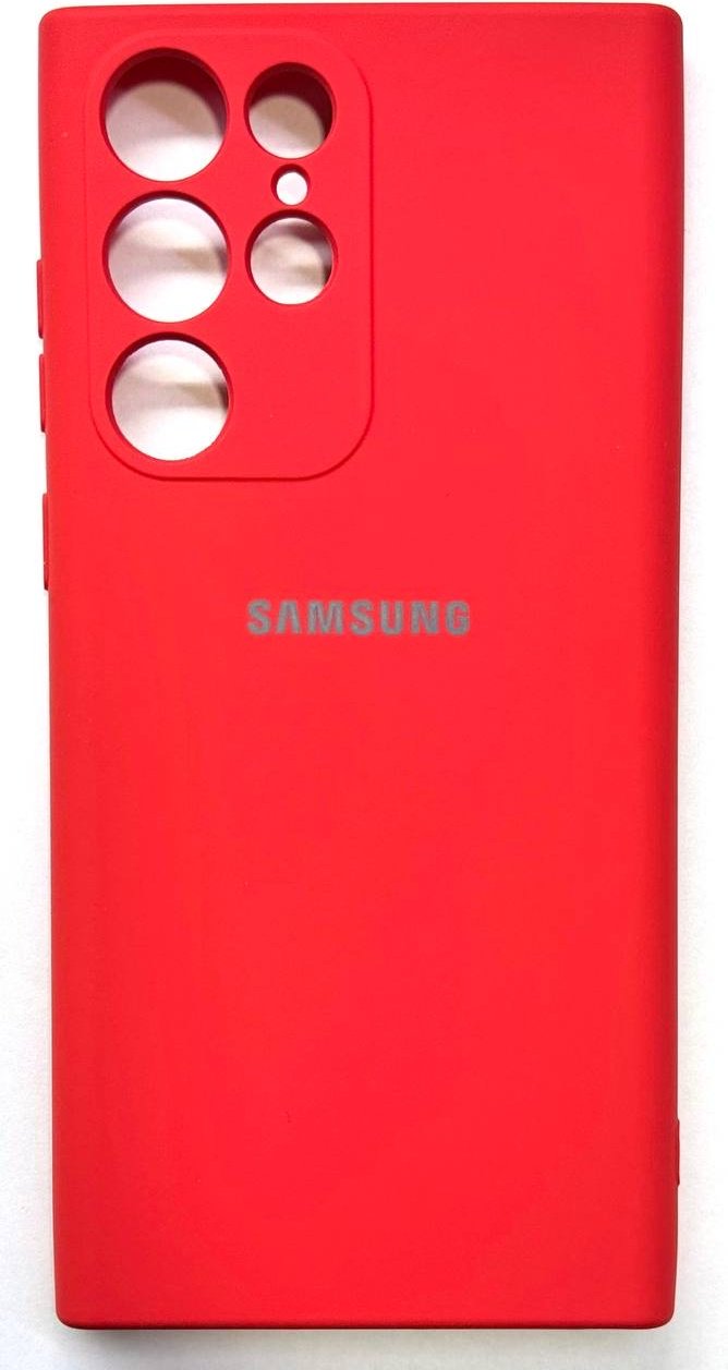 Чехол для Samsung Galaxy S22 Ultra красный купить,884