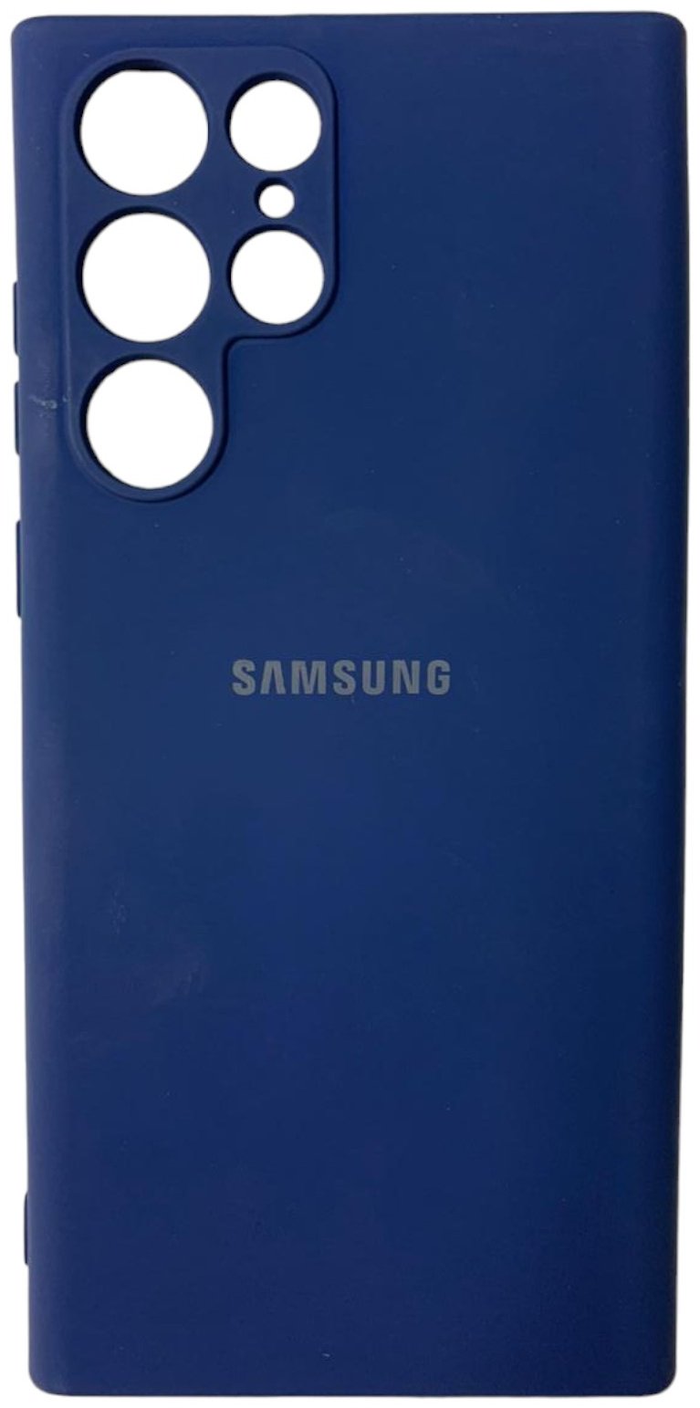 Чехол для Samsung Galaxy S22 Ultra синий купить,520
