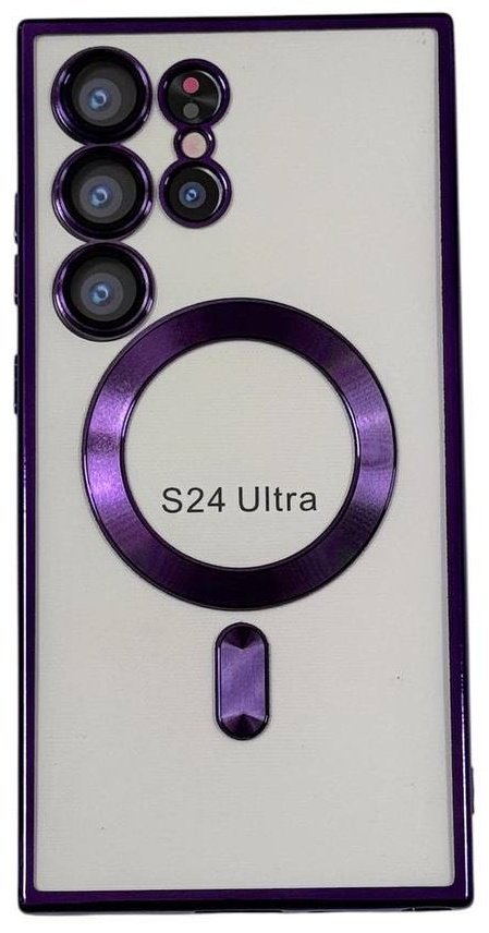 Чехол для Samsung Galaxy S24 Ultra фиолетовый купить,998