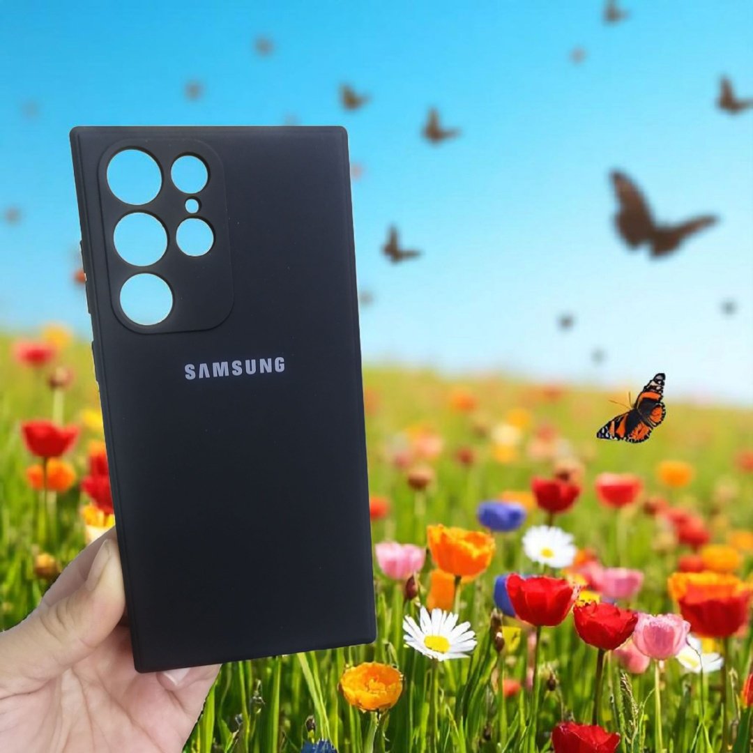 Чехол для Samsung Galaxy S22 Ultra черный купить,878