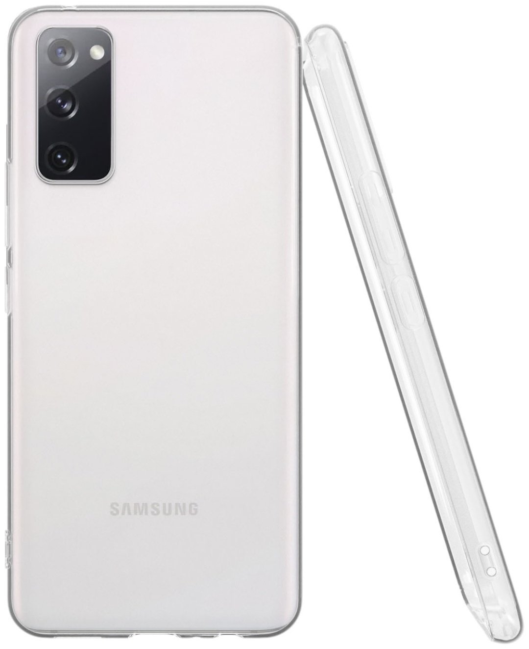 Чехол Mcover для Samsung Galaxy S20 FE прозрачный купить,554