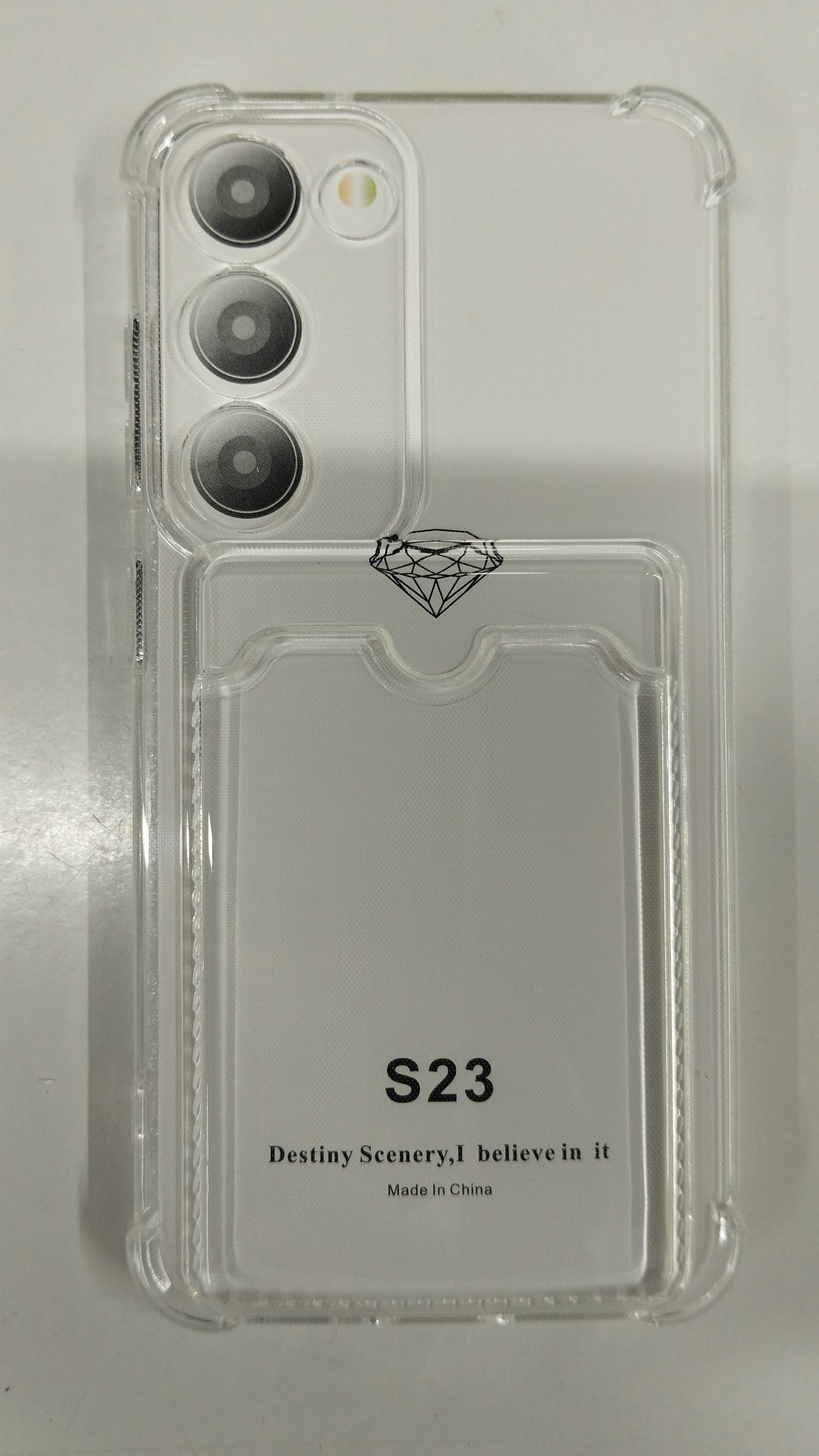Чехол для Samsung Galaxy S23 прозрачный купить,754