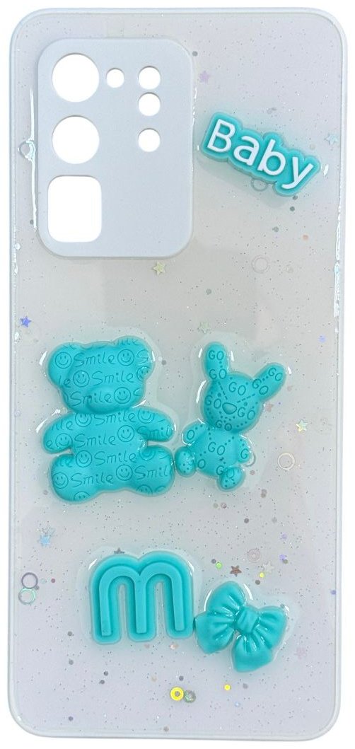 Чехол для Samsung Galaxy S20 Ultra белый купить,992