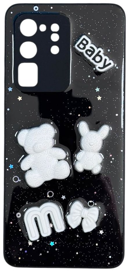Чехол для Samsung Galaxy S20 Ultra черный купить,992