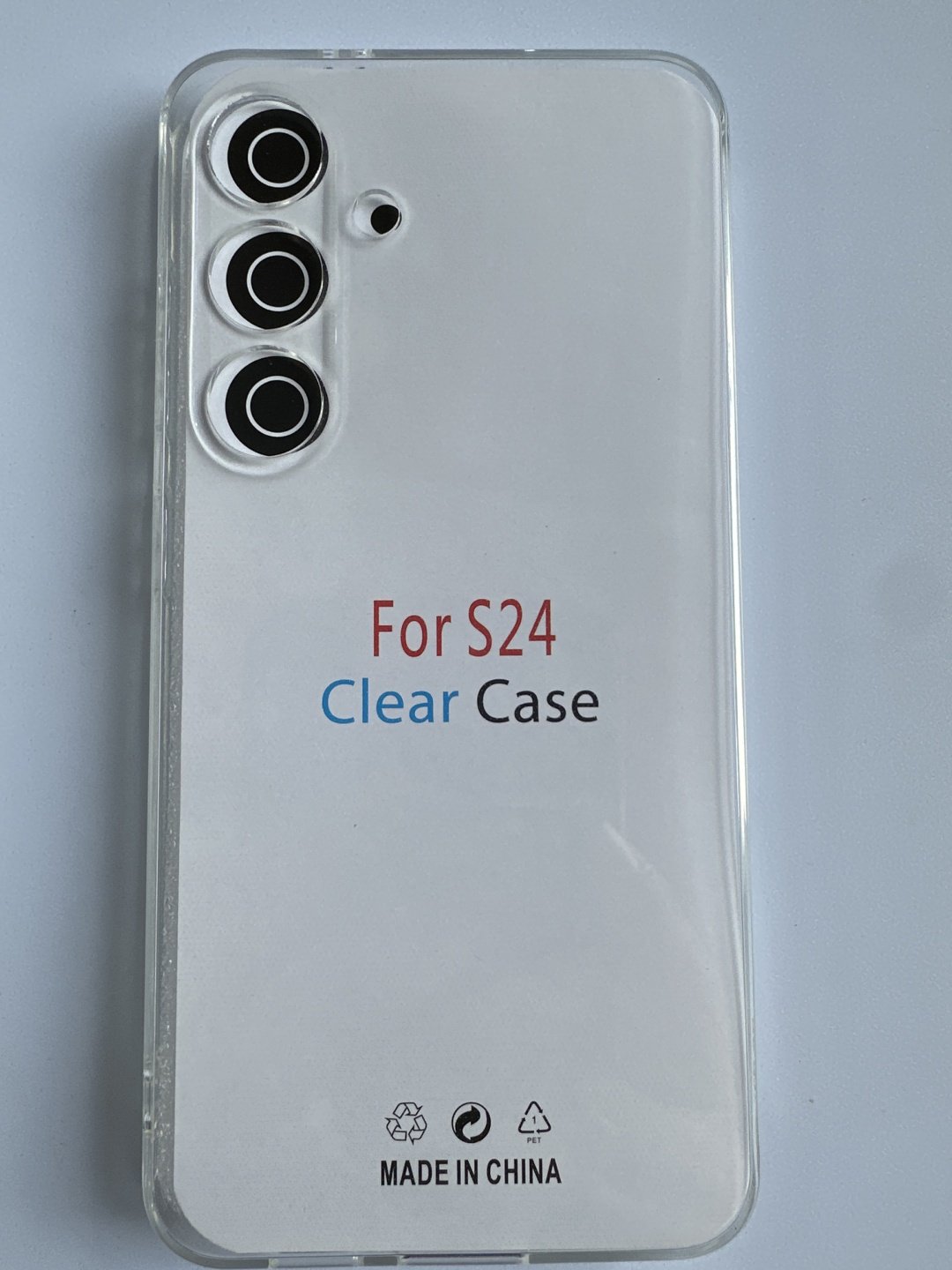 Чехол для Samsung Galaxy S24 прозрачный купить,756