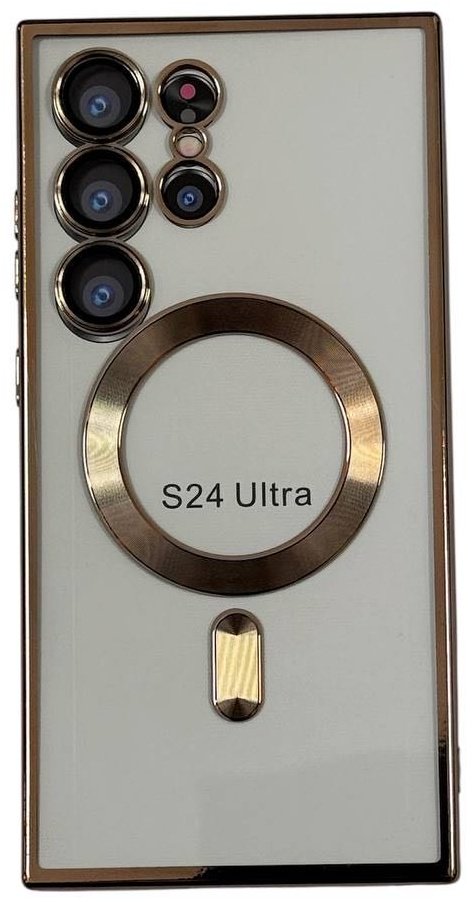 Чехол для Samsung Galaxy S24 Ultra золотистый купить,998
