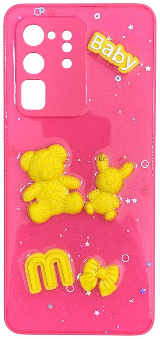 Чехол для Samsung Galaxy S20 Ultra розовый купить,992