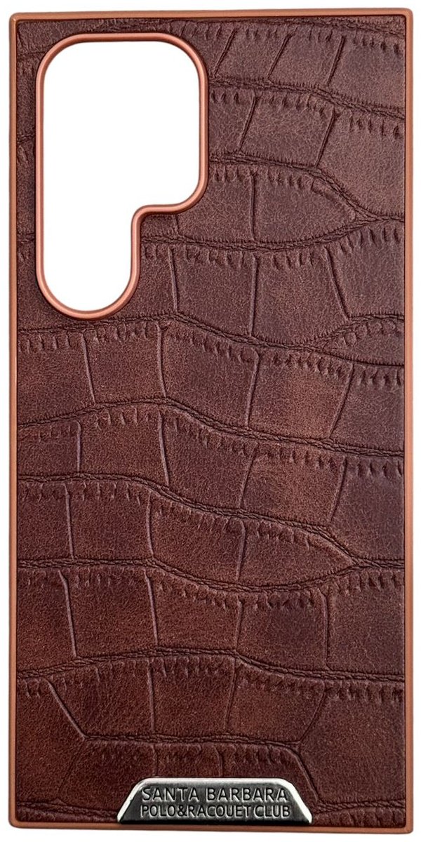 Чехол Santa Barbara для Samsung Galaxy S24 Ultra коричневый купить,1900